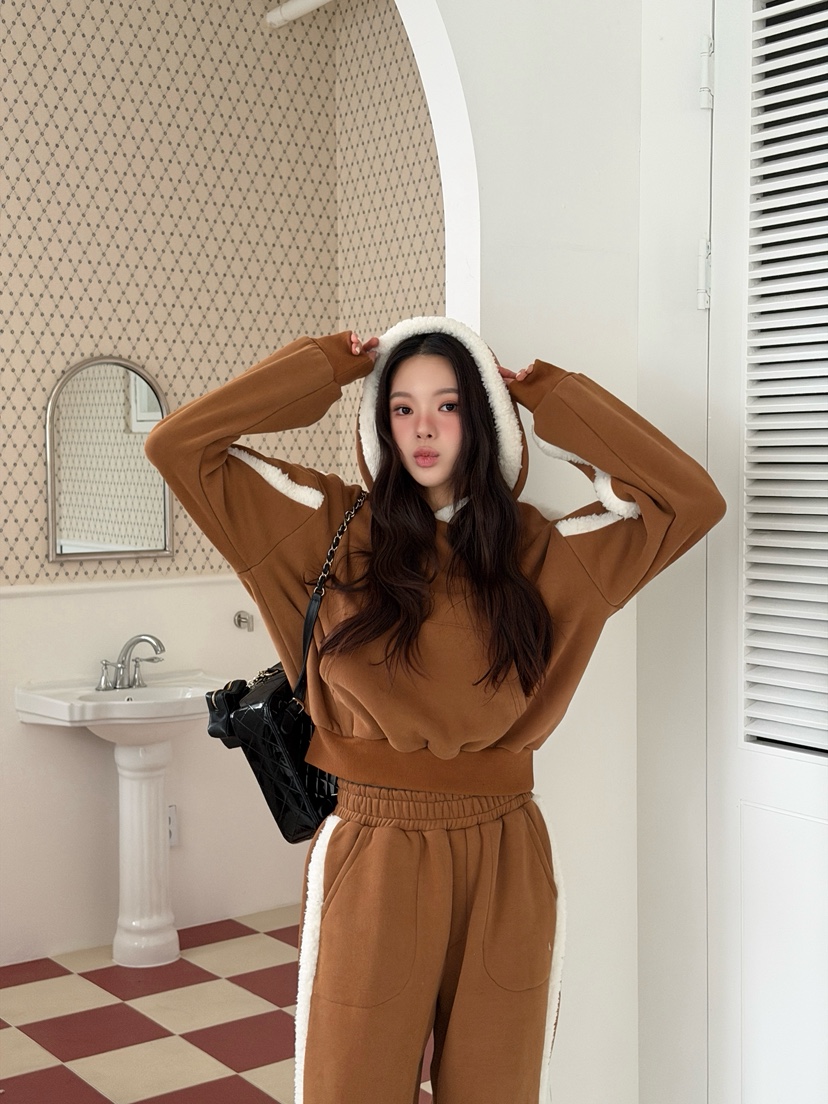 MARKE-P東大門㊣代購女士新品推薦熱賣職業衛衣連帽衫抓絨MARKE-P衛衣