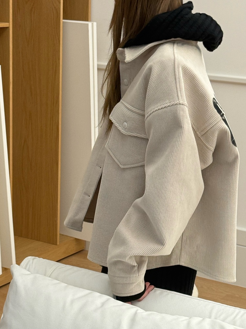 ZEROZERO東大門㊣代購女裝新款職業時尚休閑25秋冬夾克燈芯絨ZEROZERO夾克