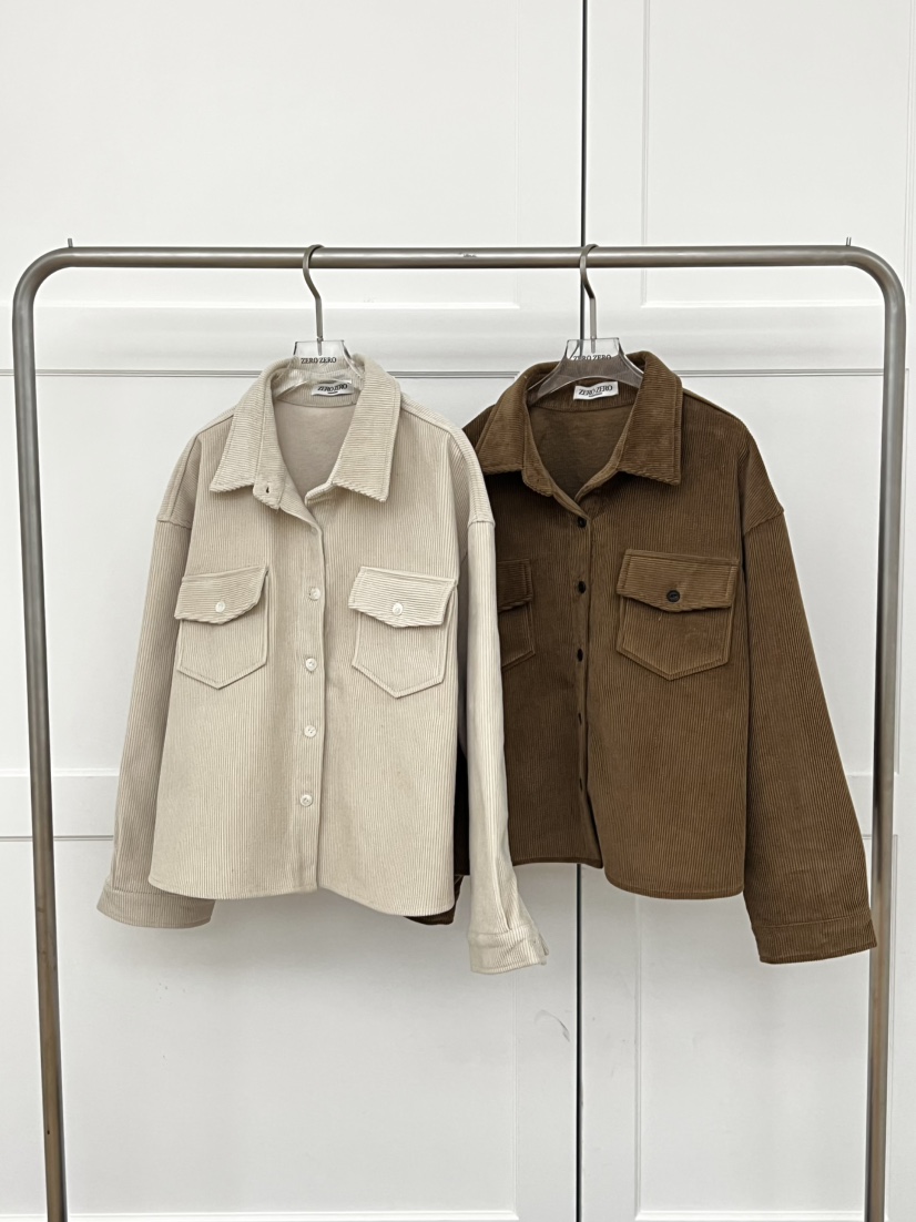 ZEROZERO東大門㊣代購女裝新款職業時尚休閑25秋冬夾克燈芯絨ZEROZERO夾克