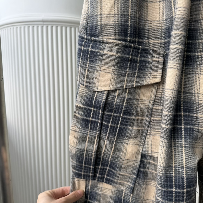 PALETTE-Q東大門㊣代購女裝新品時尚熱賣推薦職業休閑褲格子PALETTE-Q休閑褲