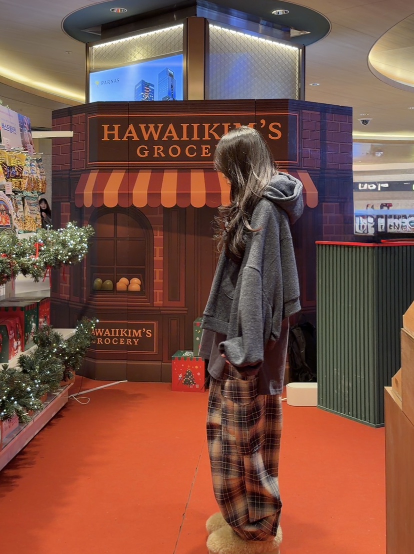 PALETTE-Q東大門㊣代購女裝新品時尚熱賣推薦職業休閑褲格子PALETTE-Q休閑褲