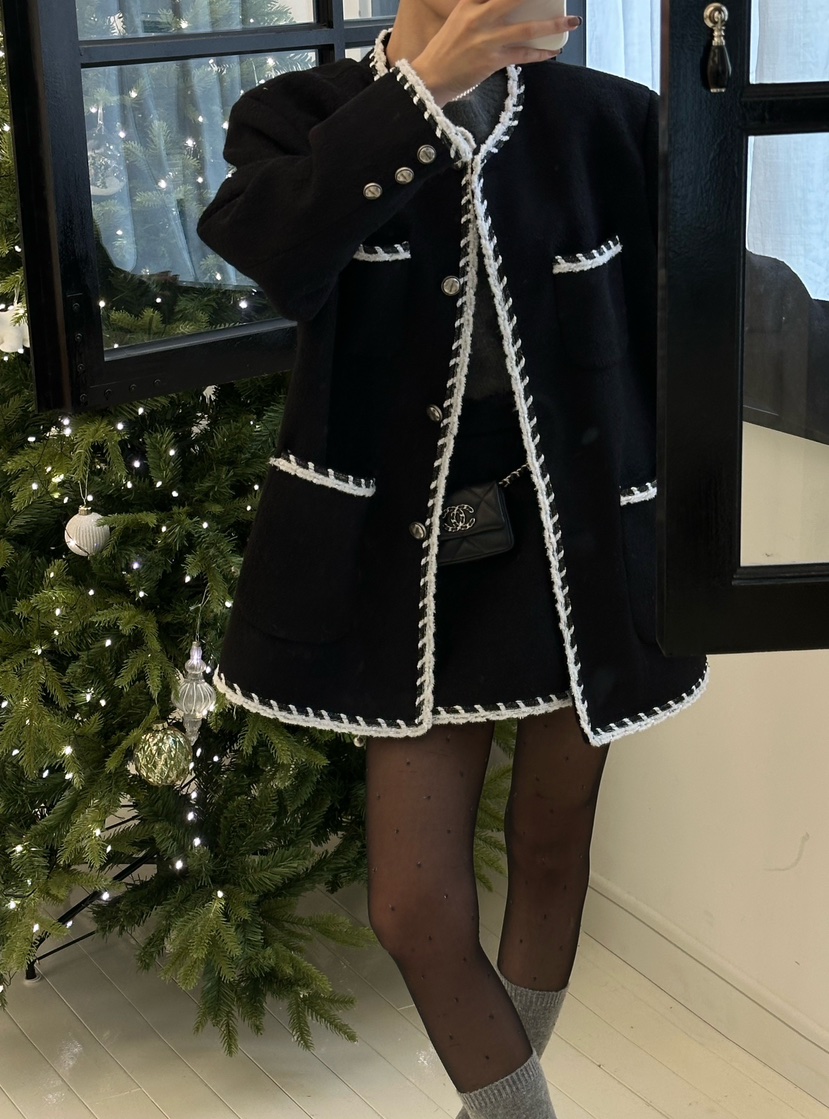 ZEROZERO東大門㊣代購女裝新品人氣裙褲不含腰包粗花呢羊毛ZEROZERO裙褲