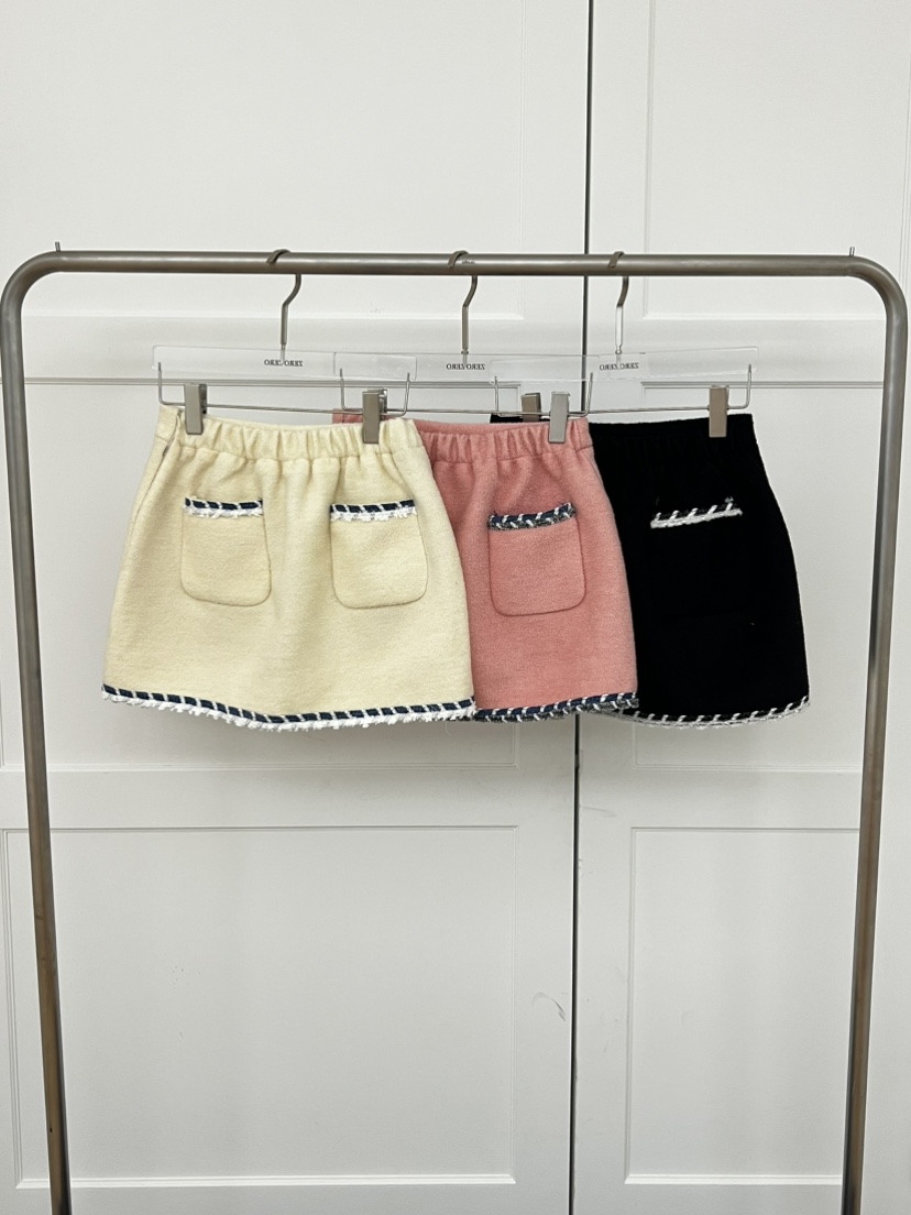 ZEROZERO東大門㊣代購女裝新品人氣裙褲不含腰包粗花呢羊毛ZEROZERO裙褲