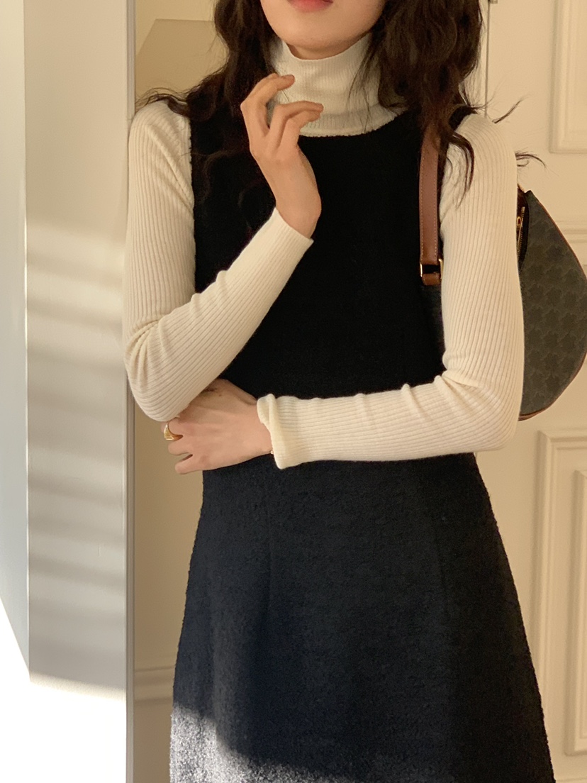 MOVENNE東大門㊣代購女裝新款時尚人氣25秋冬休閑職業連衣裙MOVENNE連衣裙