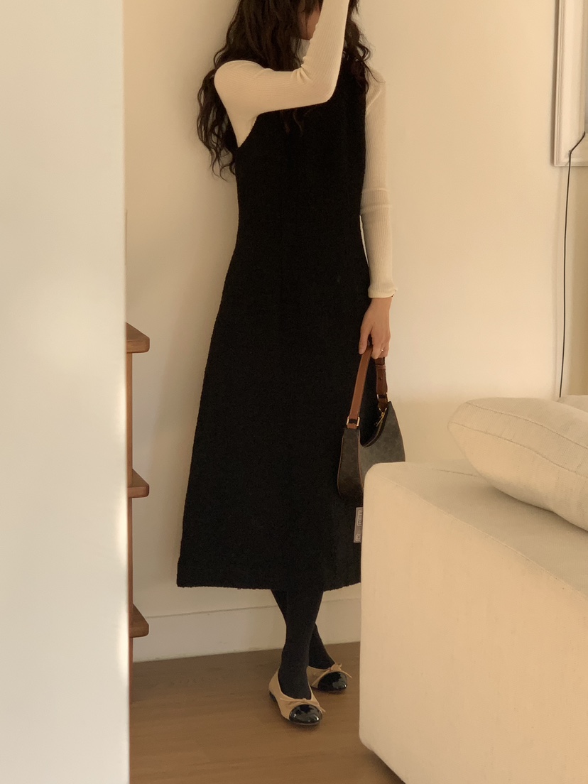 MOVENNE東大門㊣代購女裝新款時尚人氣25秋冬休閑職業連衣裙MOVENNE連衣裙