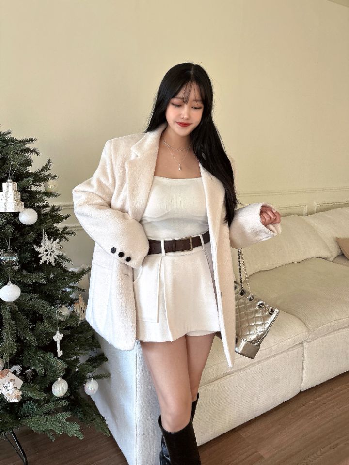 mars東大門㊣直郵女裝新品25秋冬人氣職業推薦休閑夾克羊毛mars夾克