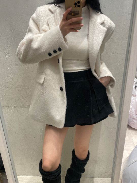 mars東大門㊣直郵女裝新品25秋冬人氣職業推薦休閑夾克羊毛mars夾克