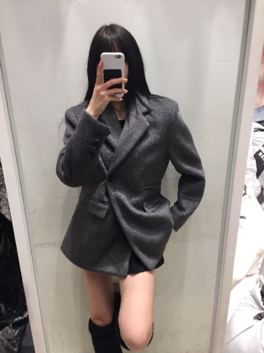 mars東大門㊣直郵女裝新品25秋冬人氣職業推薦休閑夾克羊毛mars夾克