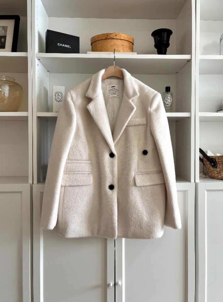 mars東大門㊣直郵女裝新品25秋冬人氣職業推薦休閑夾克羊毛mars夾克圖色1