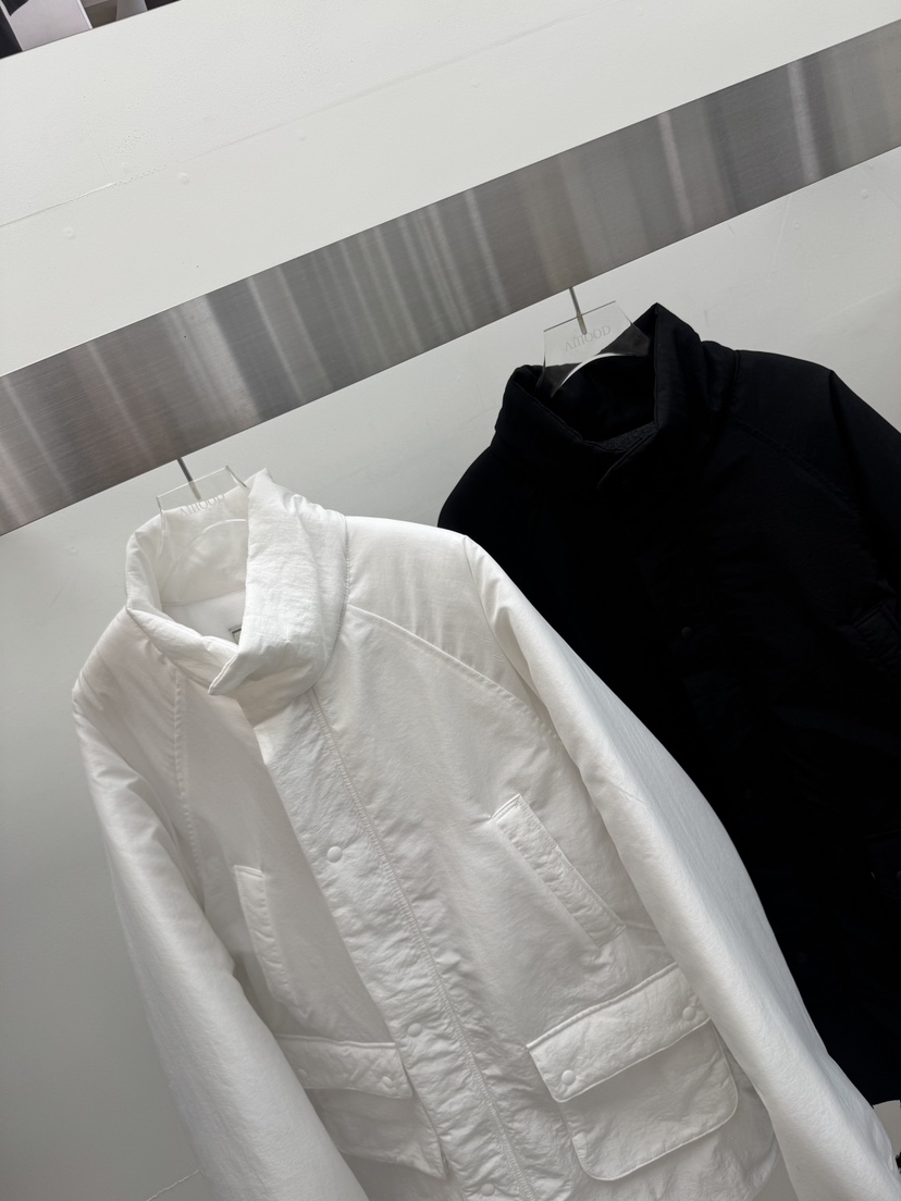 AMOOD東大門㊣實拍女裝新品25秋冬時尚人氣推薦職業夾克填充AMOOD夾克