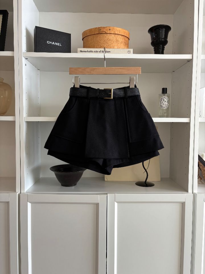 mars東大門㊣實拍女士新品25秋冬休閑人氣熱賣裙褲不含腰帶mars裙褲