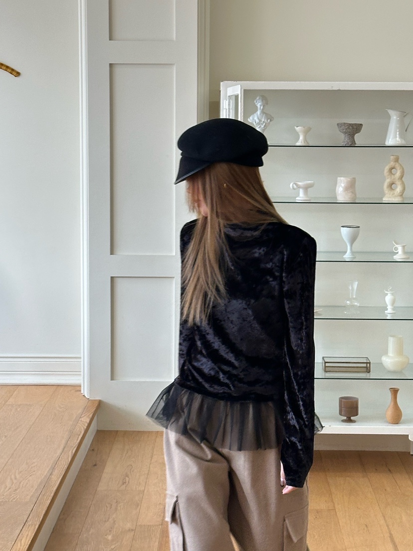 ZEROZERO東大門㊣實拍女士新款時尚熱賣25秋冬長袖T恤天鵝絨保暖ZEROZERO長袖T恤