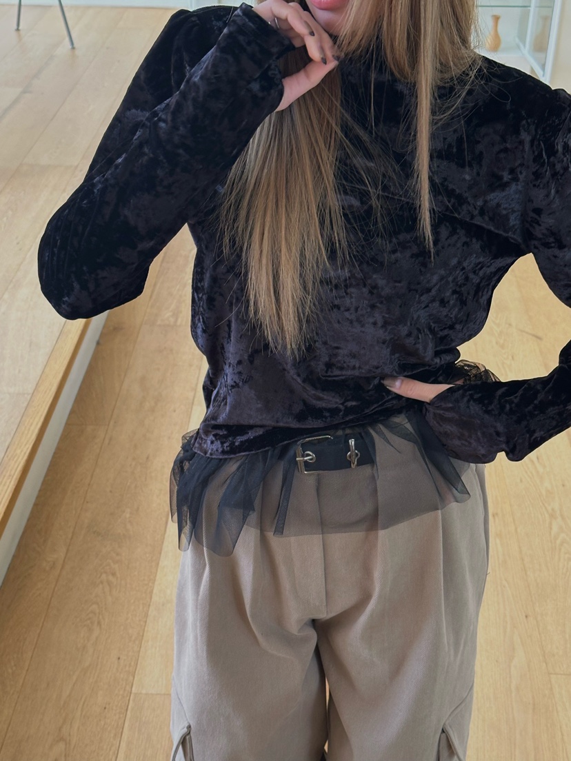 ZEROZERO東大門㊣實拍女士新款時尚熱賣25秋冬長袖T恤天鵝絨保暖ZEROZERO長袖T恤