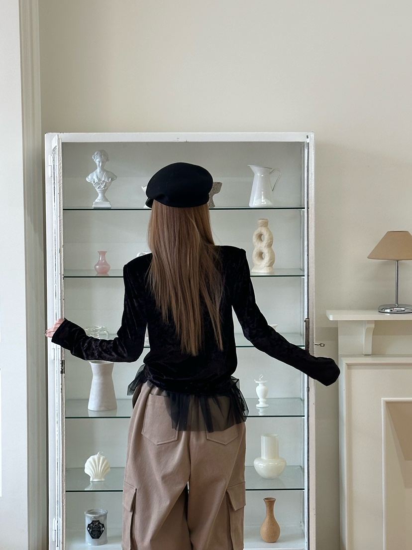 ZEROZERO東大門㊣實拍女士新款時尚熱賣25秋冬長袖T恤天鵝絨保暖ZEROZERO長袖T恤