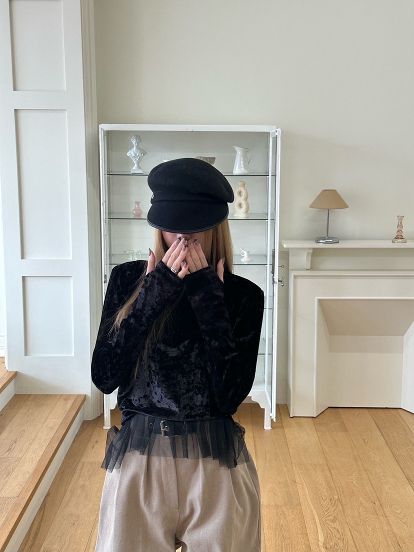 ZEROZERO東大門㊣實拍女士新款時尚熱賣25秋冬長袖T恤天鵝絨保暖ZEROZERO長袖T恤