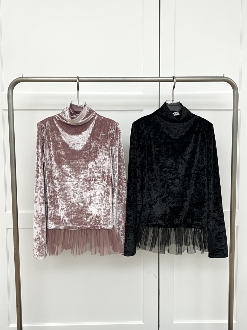 ZEROZERO東大門㊣實拍女士新款時尚熱賣25秋冬長袖T恤天鵝絨保暖ZEROZERO長袖T恤