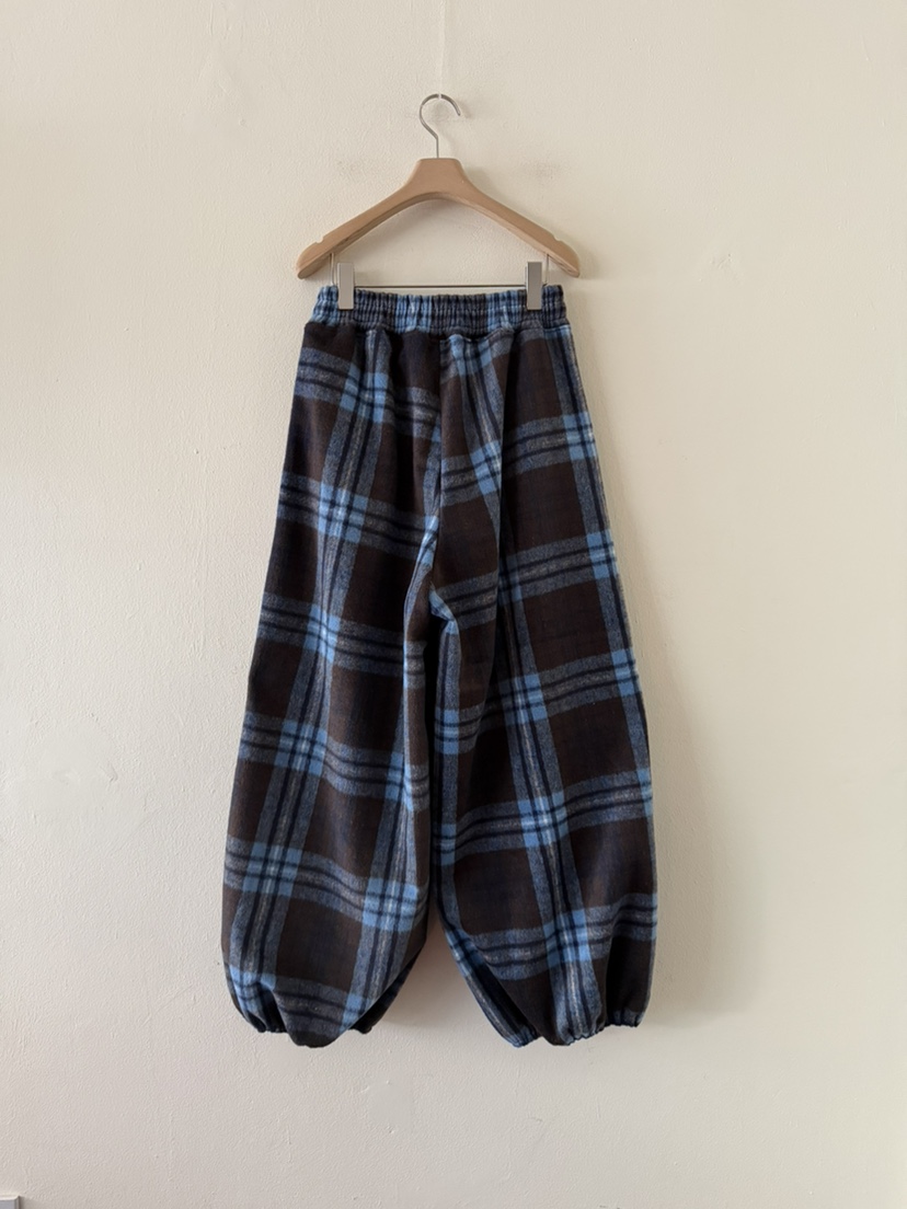 MENG韓國直郵㊣女士新品職業人氣休閑熱賣推薦褲子羊毛格子MENG褲子