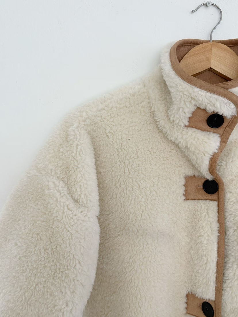 BINUS東大門㊣實拍女裝新品熱賣推薦時尚休閑25秋冬短款大衣高領BINUS短款大衣