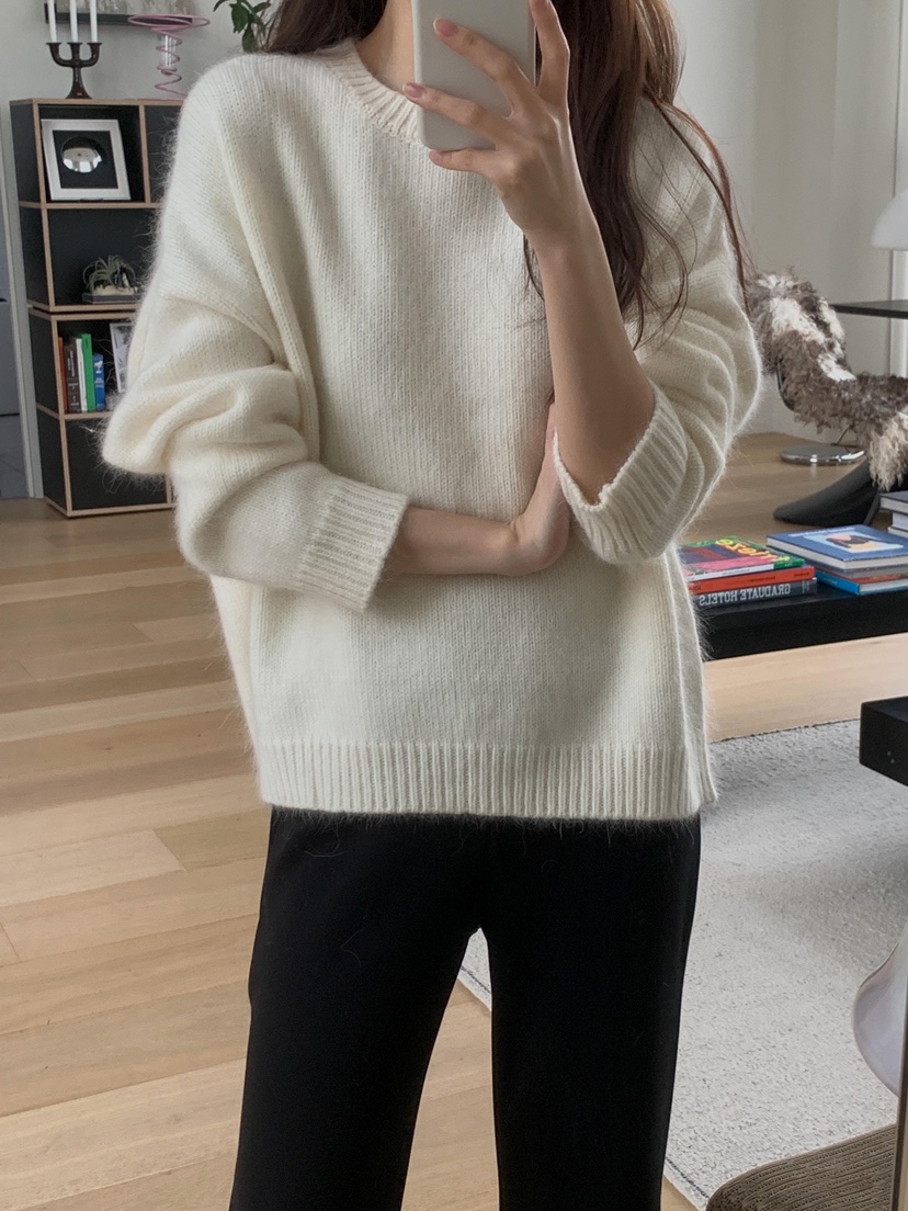 ATHEA韓國代購㊣女士新款時尚推薦人氣25秋冬休閑針織衫安哥拉ATHEA針織衫