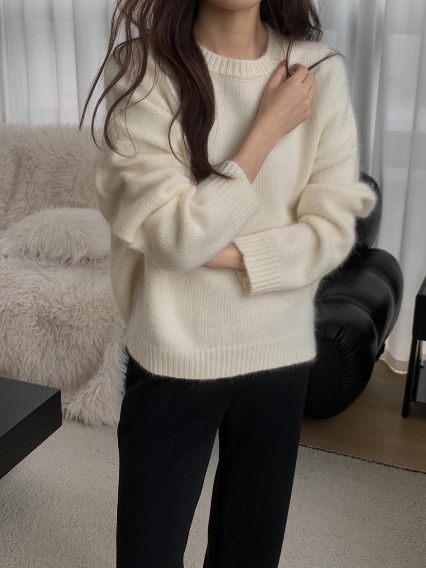 ATHEA韓國代購㊣女士新款時尚推薦人氣25秋冬休閑針織衫安哥拉ATHEA針織衫