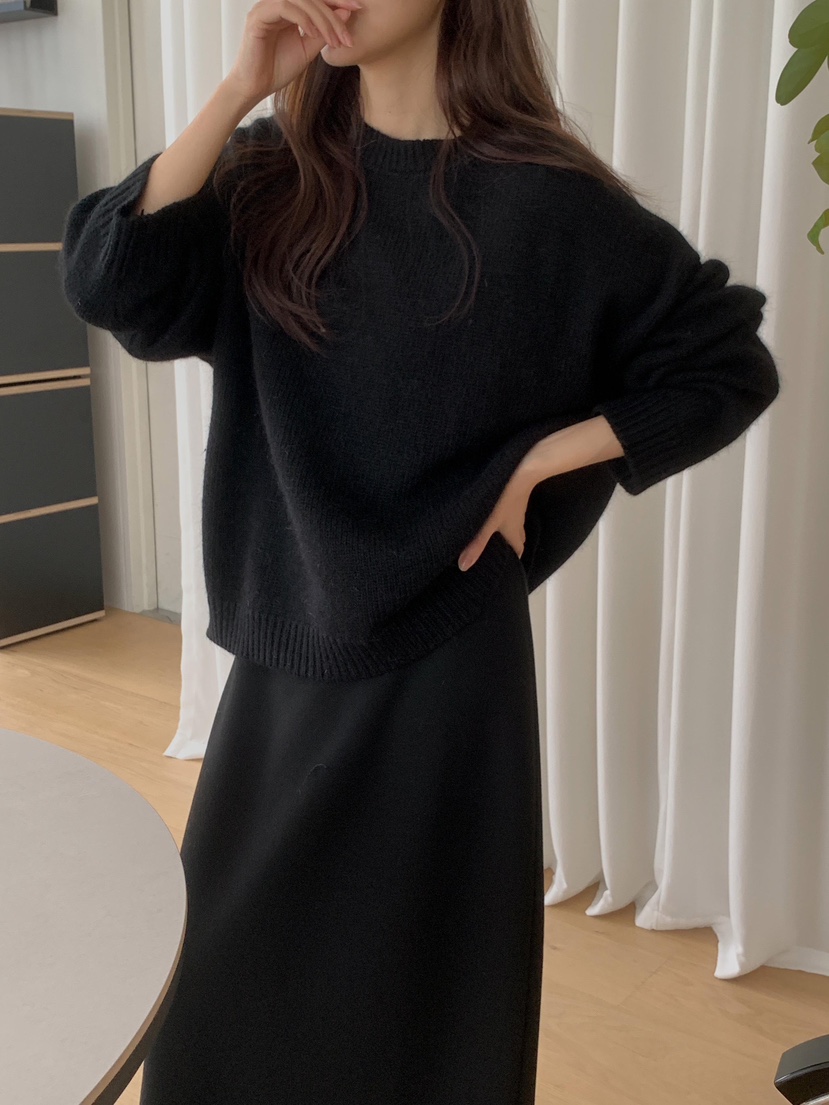 ATHEA韓國代購㊣女士新款時尚推薦人氣25秋冬休閑針織衫安哥拉ATHEA針織衫