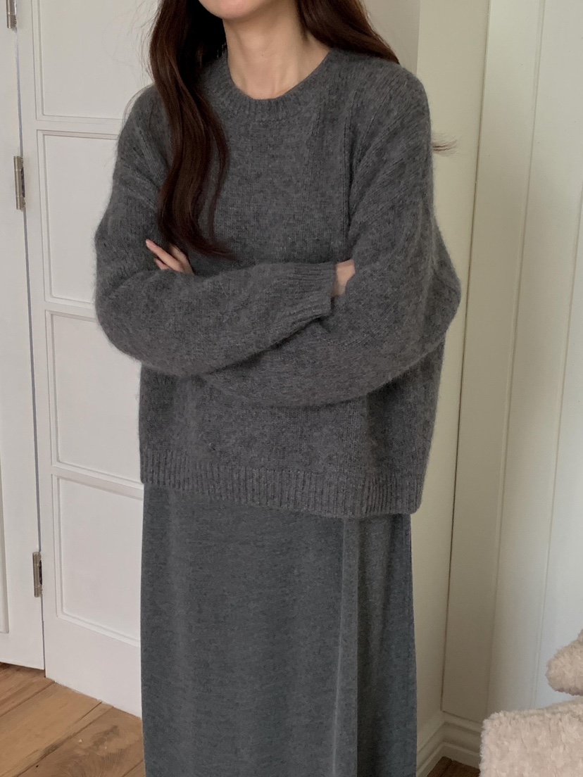 ATHEA韓國代購㊣女士新款時尚推薦人氣25秋冬休閑針織衫安哥拉ATHEA針織衫