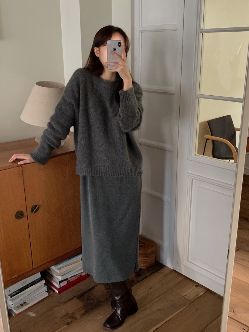 ATHEA韓國代購㊣女士新款時尚推薦人氣25秋冬休閑針織衫安哥拉ATHEA針織衫