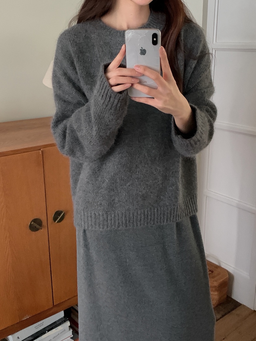 ATHEA韓國代購㊣女士新款時尚推薦人氣25秋冬休閑針織衫安哥拉ATHEA針織衫