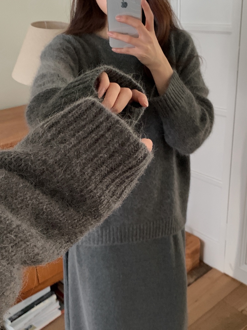 ATHEA韓國代購㊣女士新款時尚推薦人氣25秋冬休閑針織衫安哥拉ATHEA針織衫