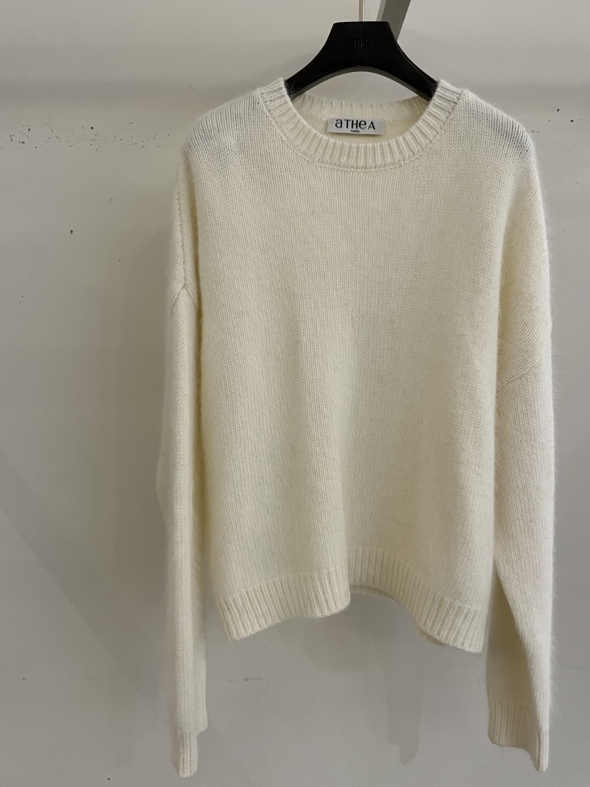 ATHEA韓國代購㊣女士新款時尚推薦人氣25秋冬休閑針織衫安哥拉ATHEA針織衫圖色1