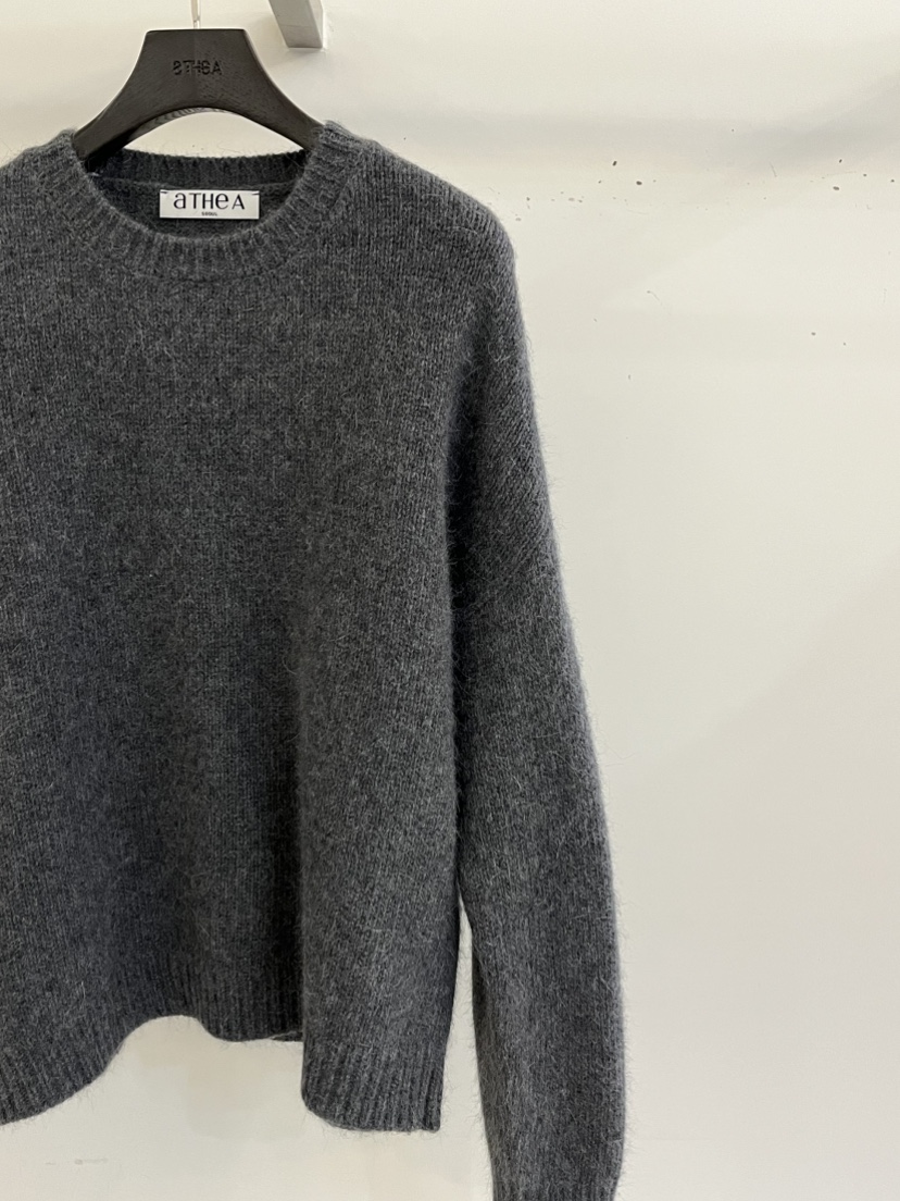 ATHEA韓國代購㊣女士新款時尚推薦人氣25秋冬休閑針織衫安哥拉ATHEA針織衫圖色3