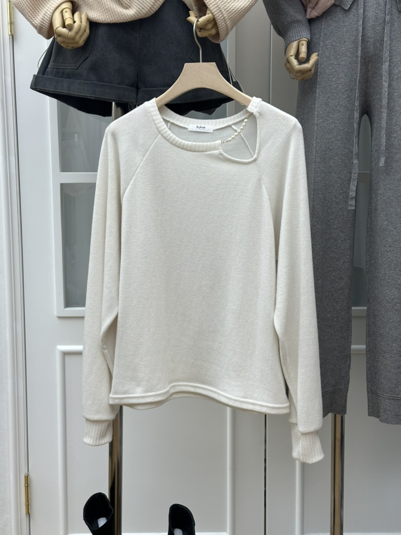 RE:FRESH-L韓國直郵㊣女裝新款熱賣人氣休閑職業時尚長袖T恤RE:FRESH長袖T恤圖色1