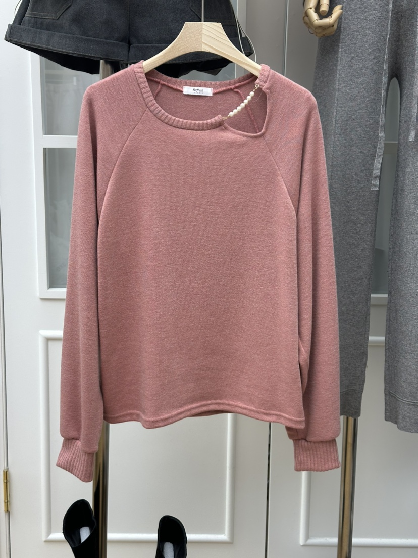 RE:FRESH-L韓國直郵㊣女裝新款熱賣人氣休閑職業時尚長袖T恤RE:FRESH長袖T恤圖色2