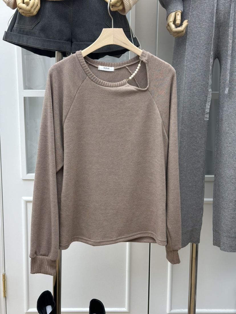 RE:FRESH-L韓國直郵㊣女裝新款熱賣人氣休閑職業時尚長袖T恤RE:FRESH長袖T恤圖色3