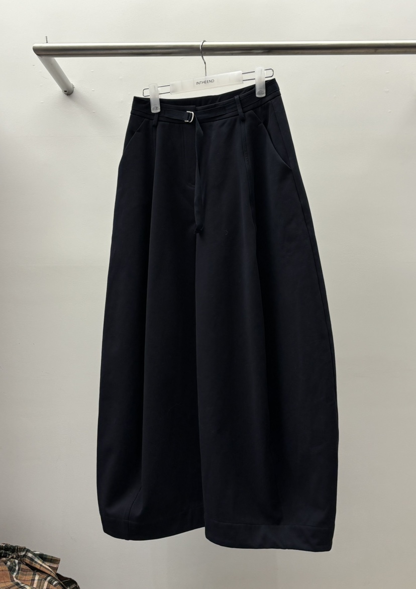 INTHEEND韓國直郵㊣女裝新款職業休閑時尚人氣25秋冬休閑褲腰帶INTHEEND休閑褲