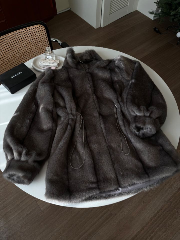 mars東大門㊣實拍女裝新品人氣熱賣推薦職業中長款大衣貂皮mars中長款大衣