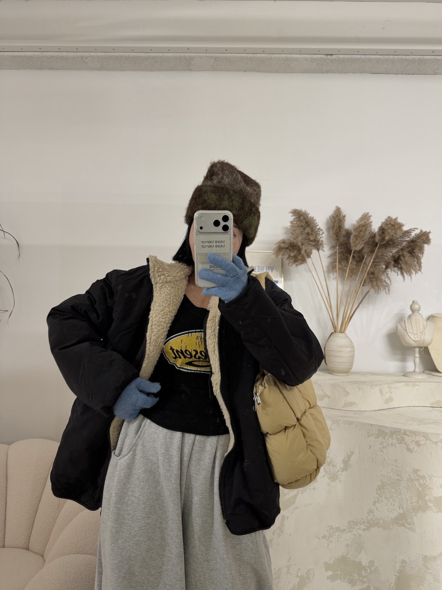 OURWAVE/OUR ROOM東大門㊣代購女士新款人氣夾克雙面抓絨兩面Our Wave/Our Room夾克