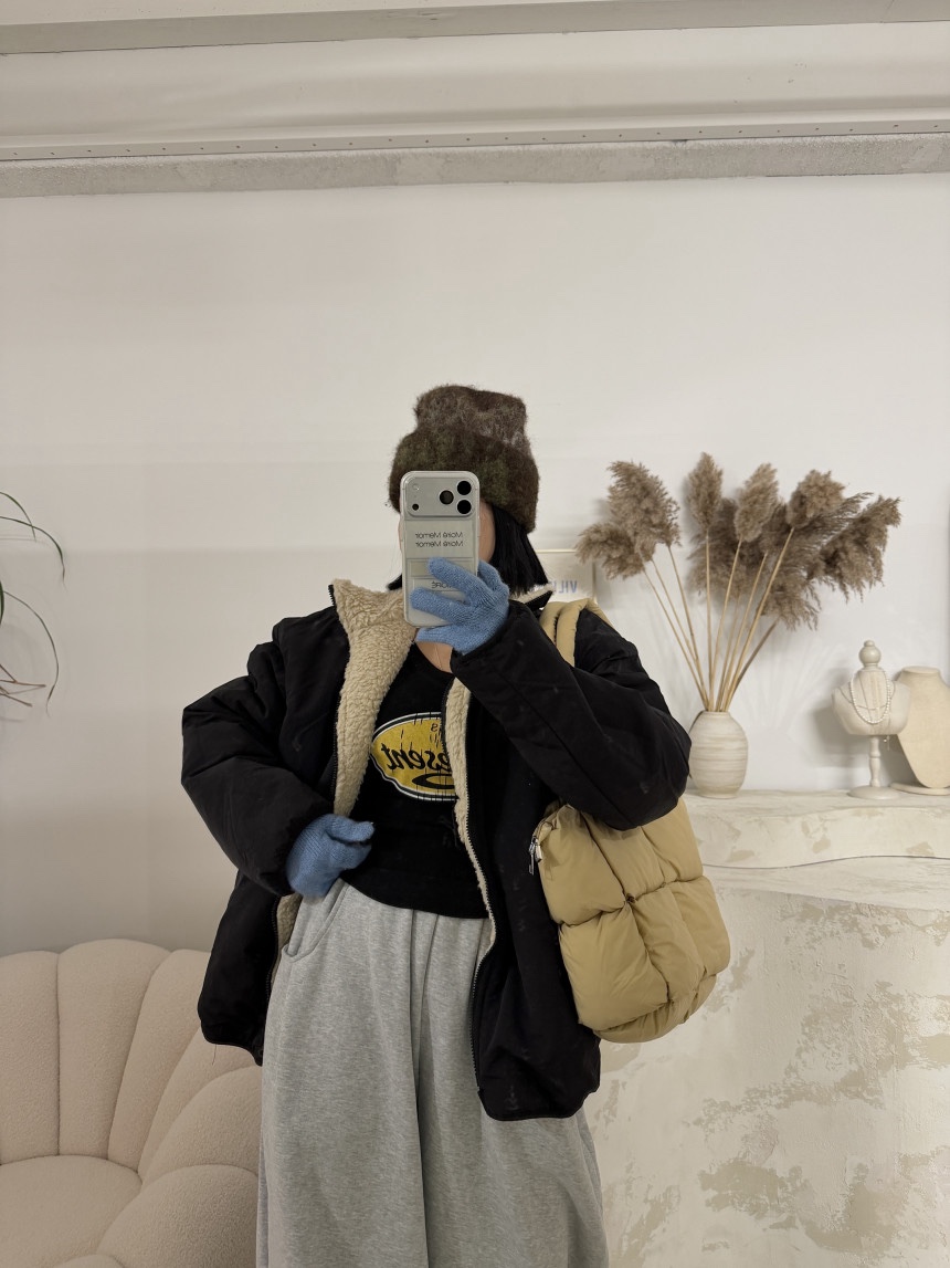 OURWAVE/OUR ROOM東大門㊣代購女士新款人氣夾克雙面抓絨兩面Our Wave/Our Room夾克