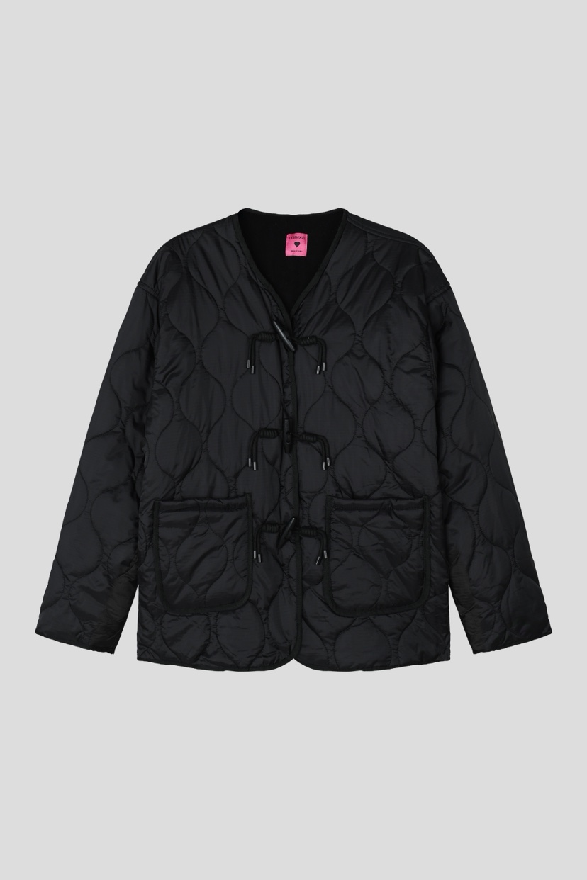 OURWAVE/OUR ROOM東大門㊣實拍女士新款25秋冬短款棉服絎縫Our Wave/Our Room短款棉服圖色2