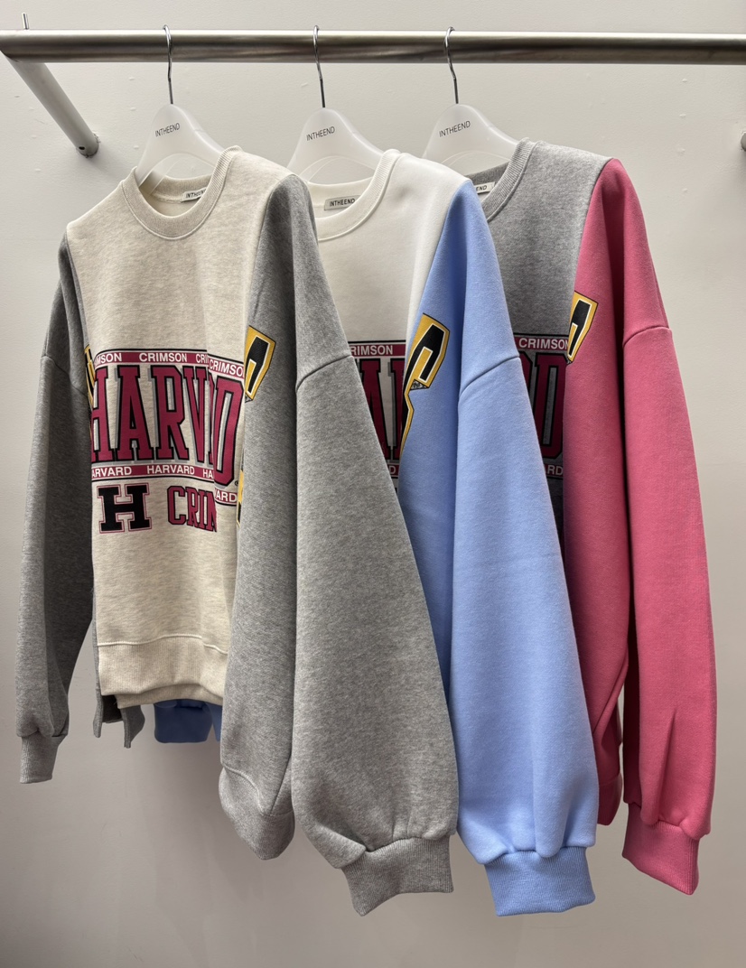 INTHEEND韓國代購㊣女士新品休閑時尚熱賣職業推薦人氣衛衣INTHEEND衛衣