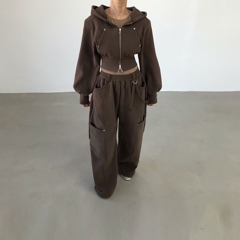 2TWO MOON韓國代購㊣女裝新品人氣25秋冬職業熱賣夾克拉鏈2TWO MOON夾克