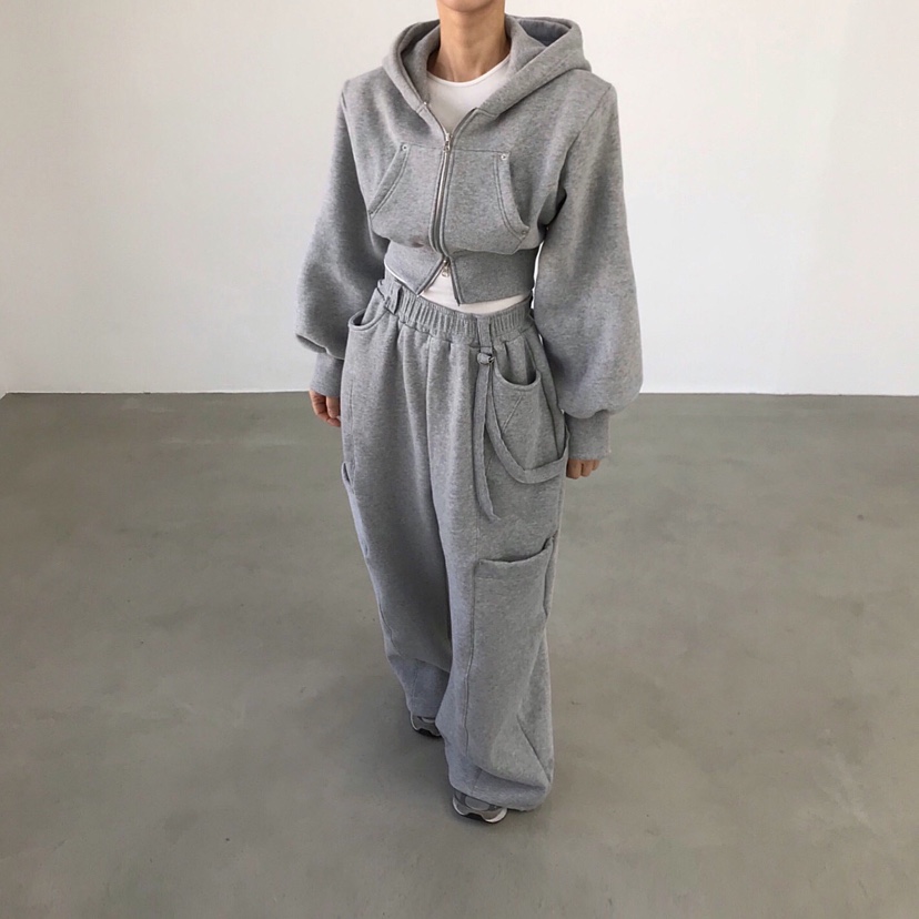 2TWO MOON韓國代購㊣女裝新品人氣25秋冬職業熱賣夾克拉鏈2TWO MOON夾克圖色1