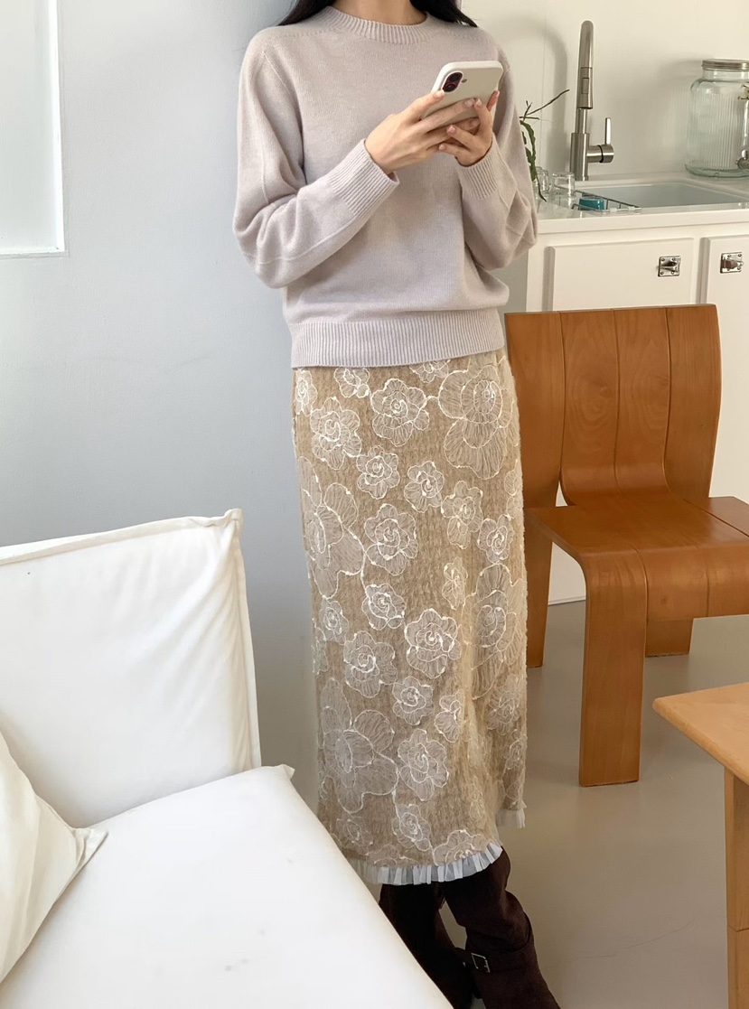 BINUS韓國代購㊣女裝新款職業熱賣推薦25秋冬人氣時尚休閑長裙BINUS長裙