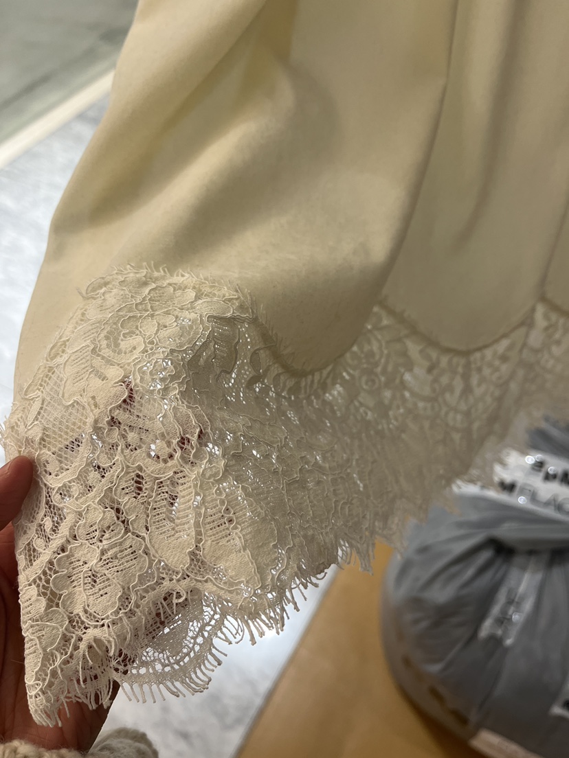 DE VENTI韓國代購㊣女士新款時尚人氣25秋冬襯衫蕾絲衫天鵝絨DE VENTI襯衫/蕾絲衫