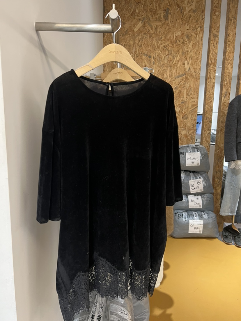 DE VENTI韓國代購㊣女士新款時尚人氣25秋冬襯衫蕾絲衫天鵝絨DE VENTI襯衫/蕾絲衫圖色3