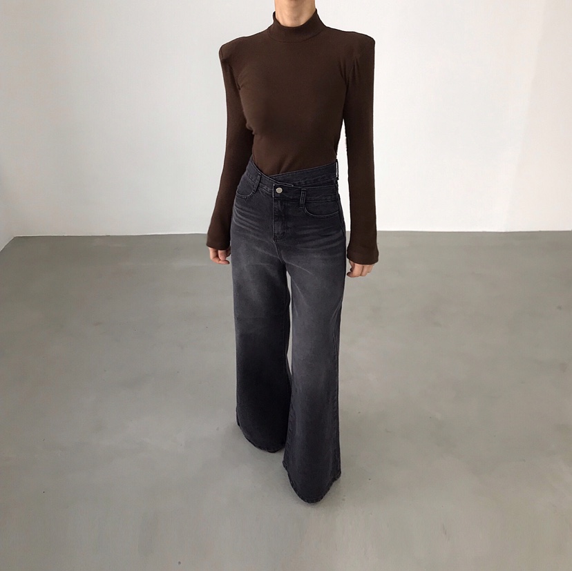 2TWO MOON東大門㊣代購女裝新品25秋冬休閑時尚職業長袖T恤2TWO MOON長袖T恤