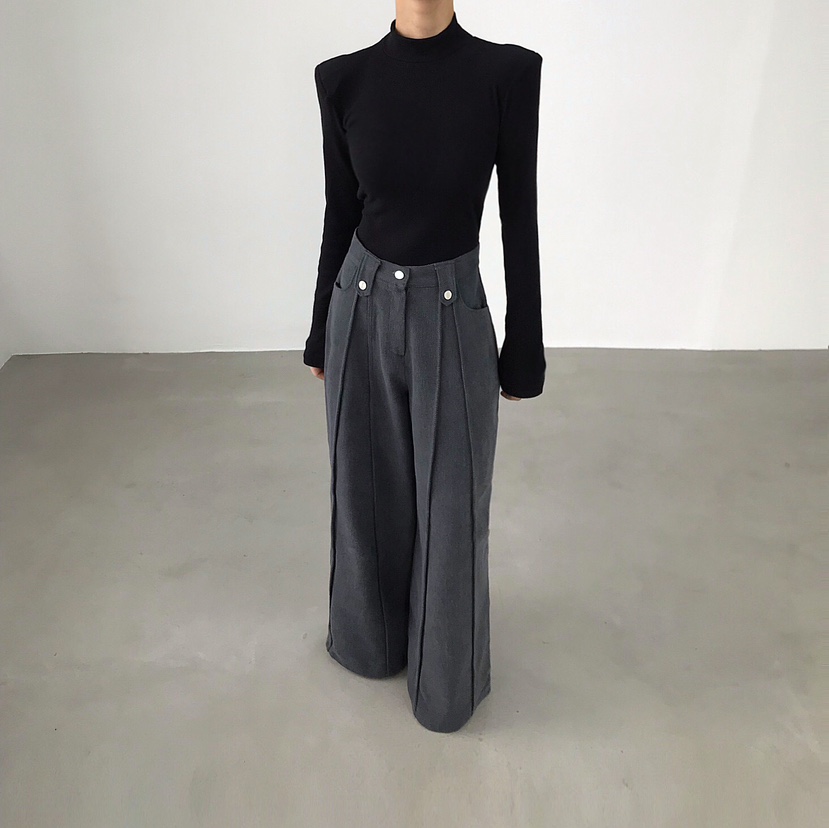 2TWO MOON東大門㊣代購女裝新品25秋冬休閑時尚職業長袖T恤2TWO MOON長袖T恤