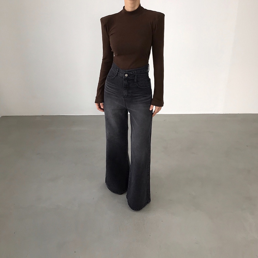 2TWO MOON東大門㊣代購女裝新品25秋冬休閑時尚職業長袖T恤2TWO MOON長袖T恤圖色1