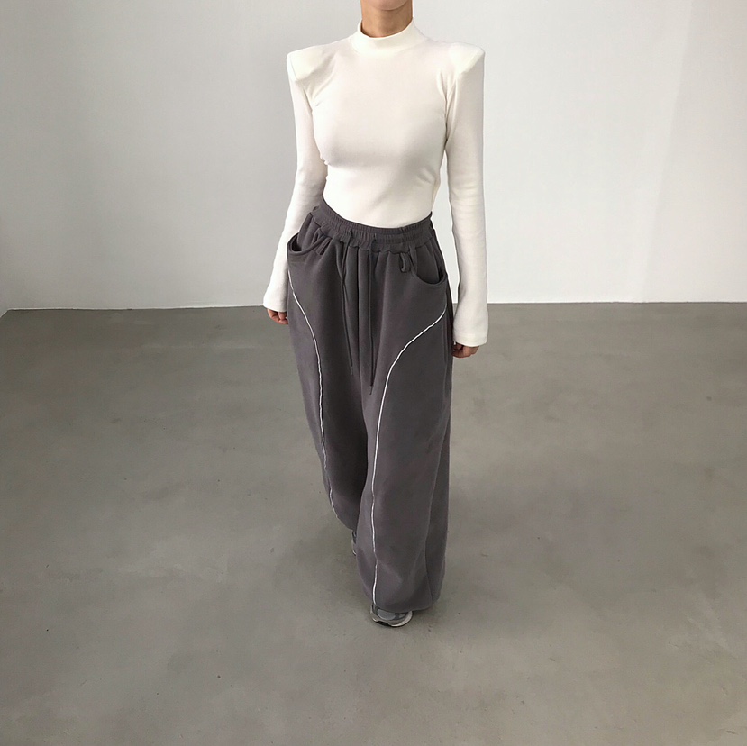 2TWO MOON東大門㊣代購女裝新品25秋冬休閑時尚職業長袖T恤2TWO MOON長袖T恤圖色3