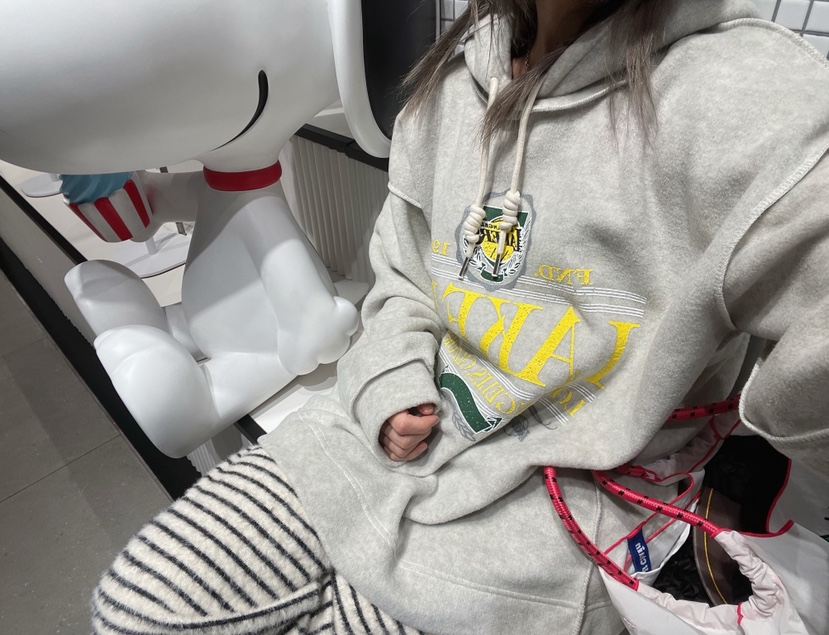 CRACKERS東大門㊣代購女士新款職業人氣熱賣推薦衛衣羊毛兜帽CRACKERS衛衣